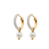 Picture of Luna Rae Solid 9k Gold Adeline Huggies