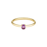 Yellow Gold Birthstone Ring