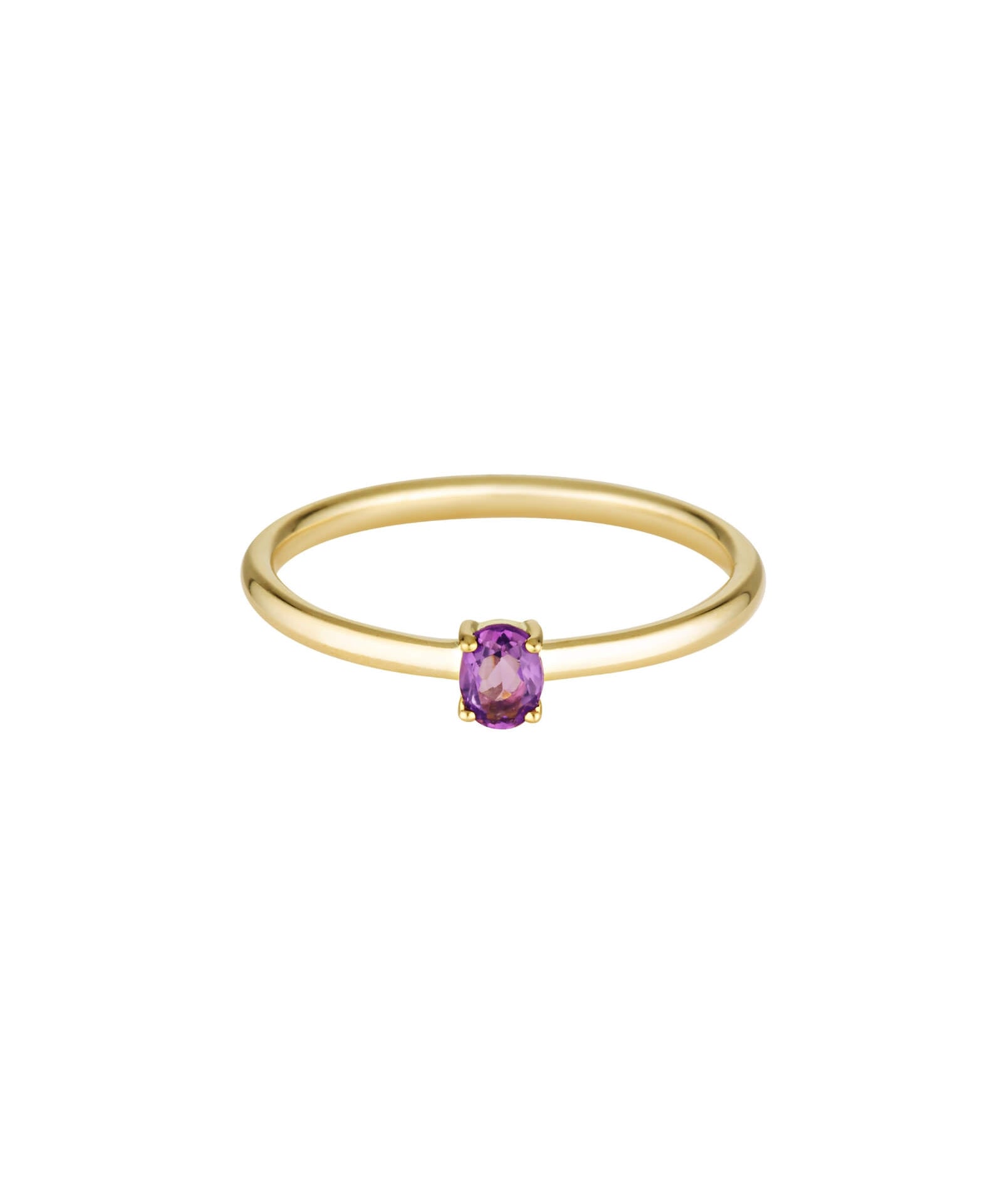 Yellow Gold Birthstone Ring