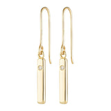 Picture of Luna Rae Solid 9k Gold Amore Earrings