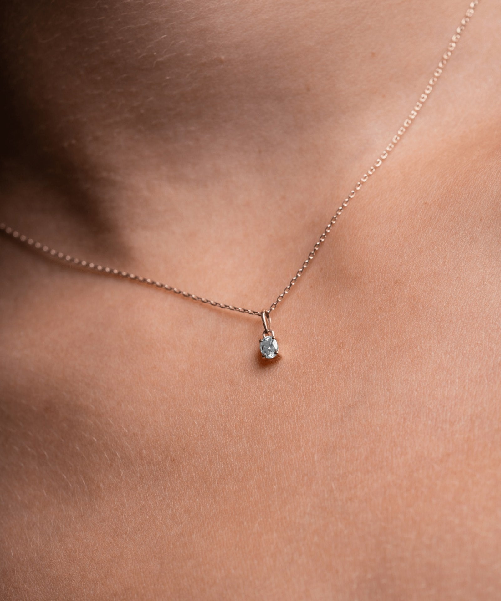 Picture of Luna Rae Solid 9k Gold Diamond Necklace