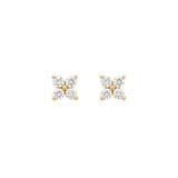 Diamond Petal Studs