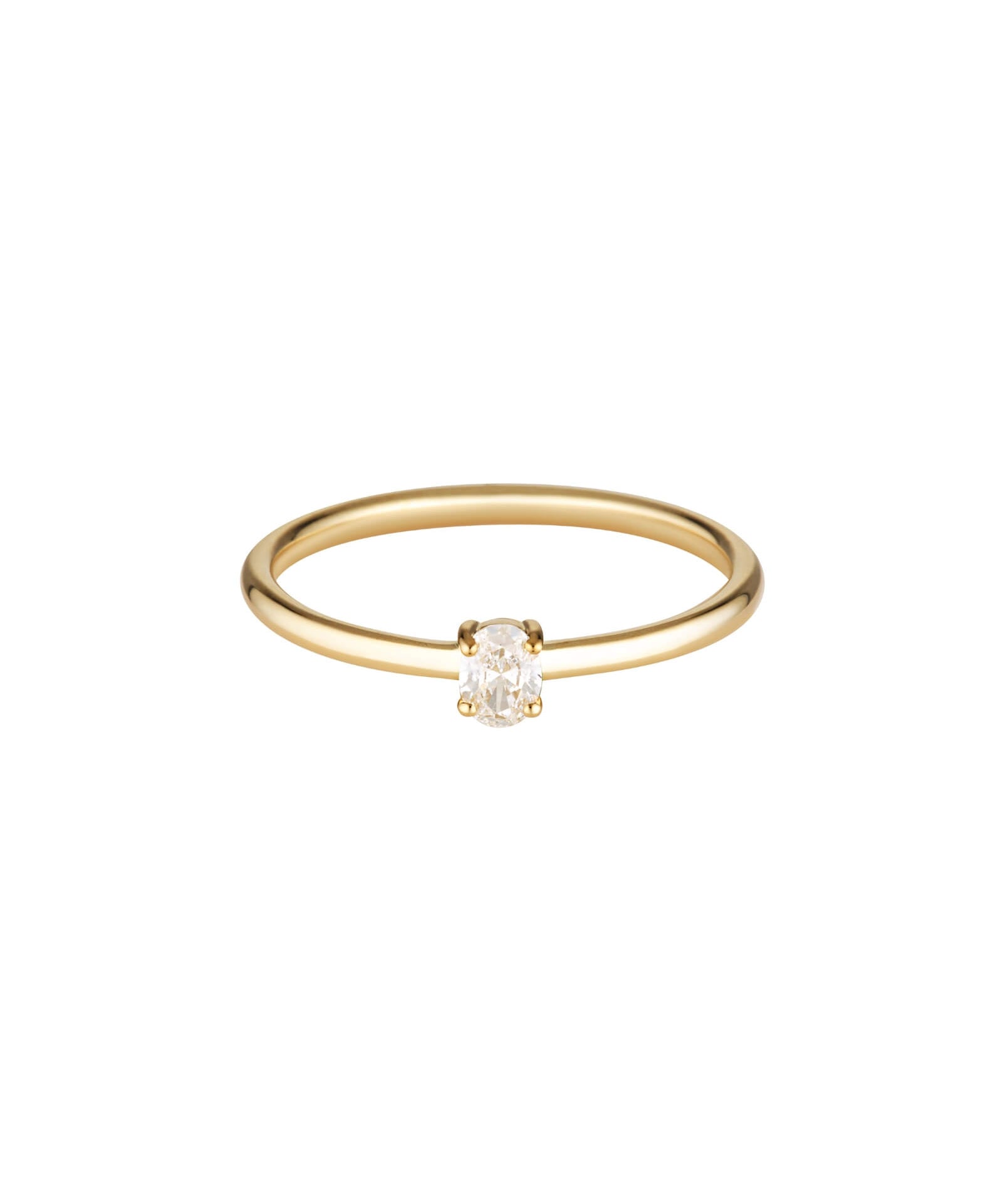 Yellow Gold Birthstone Ring