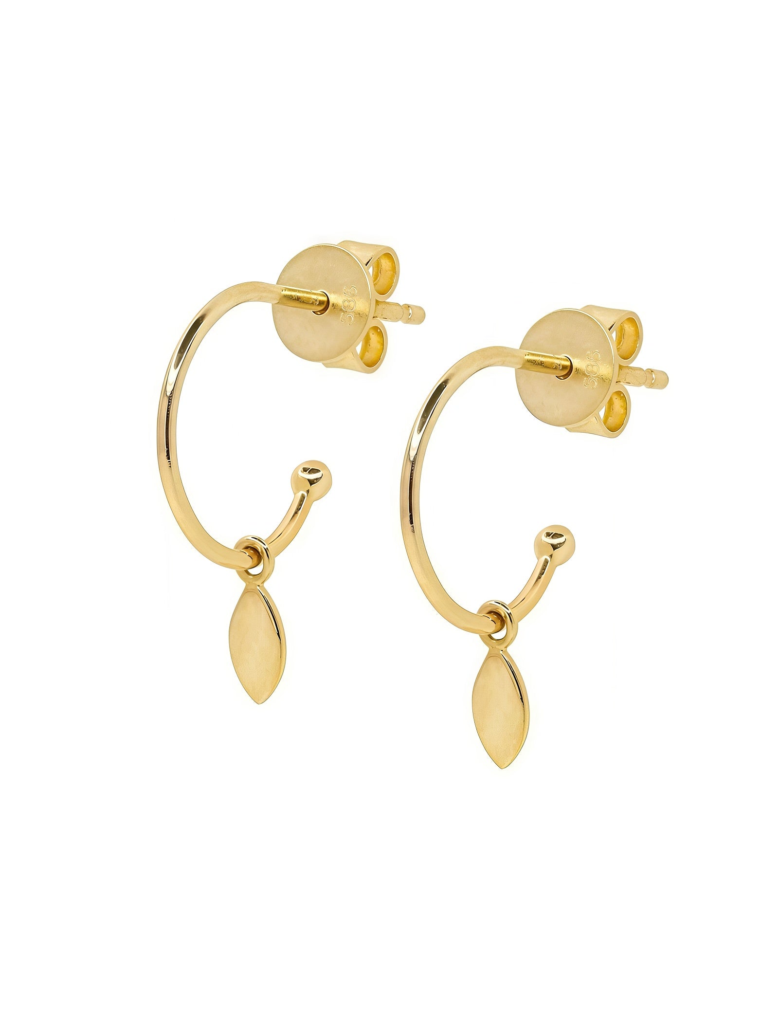 Picture of Luna Rae Solid 9k Gold Drops of Dawn Earrings