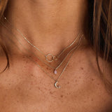 Picture of Luna Rae Solid 9k Gold Ever Mine Necklace