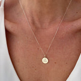 Yellow Gold Family Imprint Necklace