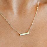 Figaro Bar Diamond Necklace