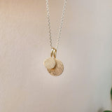 Flat Disc Imprint Pendant