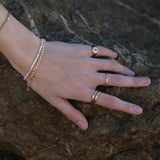 Gold Vermeil Citrine Pinky Ring