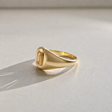 Gold Vermeil Citrine Pinky Ring