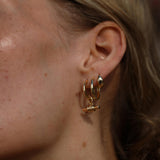 Gold Vermeil Classic Hoops Large