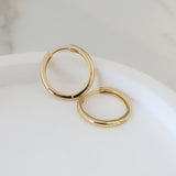 Gold Vermeil Classic Hoops Small