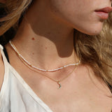 Gold Vermeil Crescent Pendant