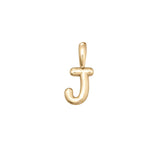 Gold Vermeil Bubble Letter Pendant