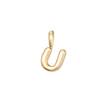Gold Vermeil Bubble Letter Pendant
