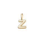 Gold Vermeil Bubble Letter Pendant