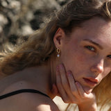 Gold Vermeil Echo Pearl Earrings