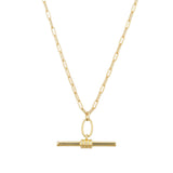Gold Vermeil Paperclip Florence Necklace