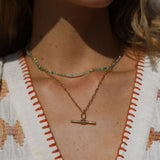 Gold Vermeil Paperclip Florence Necklace