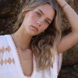 Gold Vermeil Paperclip Florence Necklace
