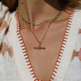 Gold Vermeil Paperclip Florence Necklace