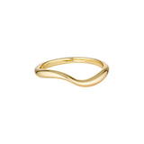 Gold Vermeil Waved Ring