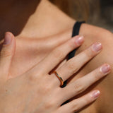 Gold Vermeil Waved Ring