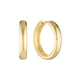 Gold Vermeil Wide Hoops Large