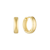 Gold Vermeil Wide Hoops Small