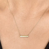 Imperfect Bar Diamond Necklace