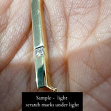 Imperfect Wide Bar Diamond Necklace