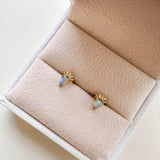 Labradorite Studs
