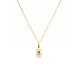 Yellow Gold Letter B