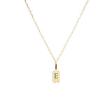 Yellow Gold Letter E