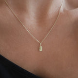 Yellow Gold Letter E