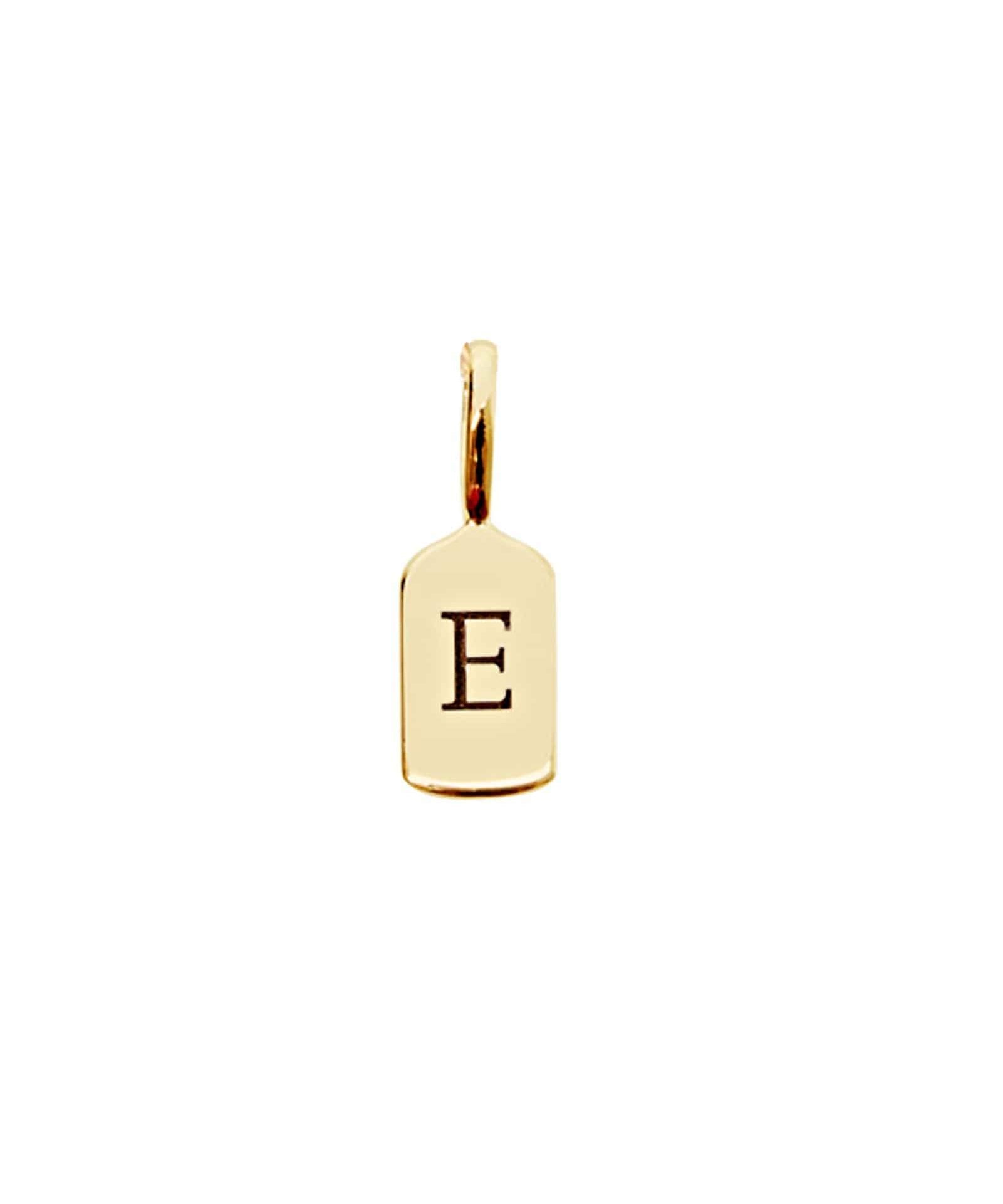 Picture of Luna Rae Yellow Gold Letter E