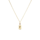 Yellow Gold Letter F