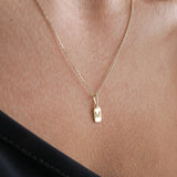 Yellow Gold Letter M