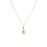 Yellow Gold Letter S