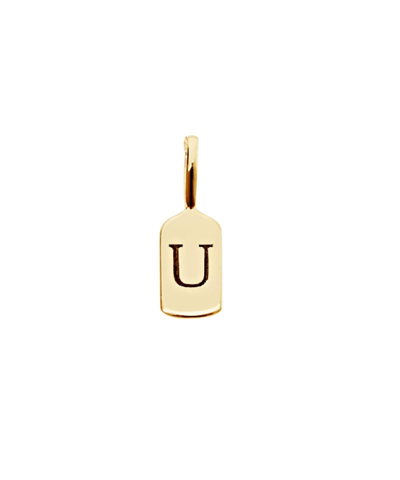 Picture of Luna Rae Yellow Gold Letter U