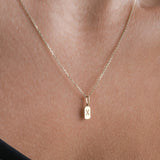 Yellow Gold Letter X