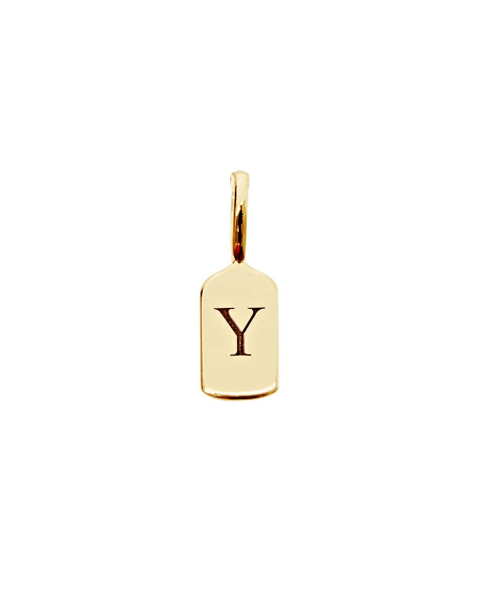 Picture of Luna Rae Yellow Gold Letter Y