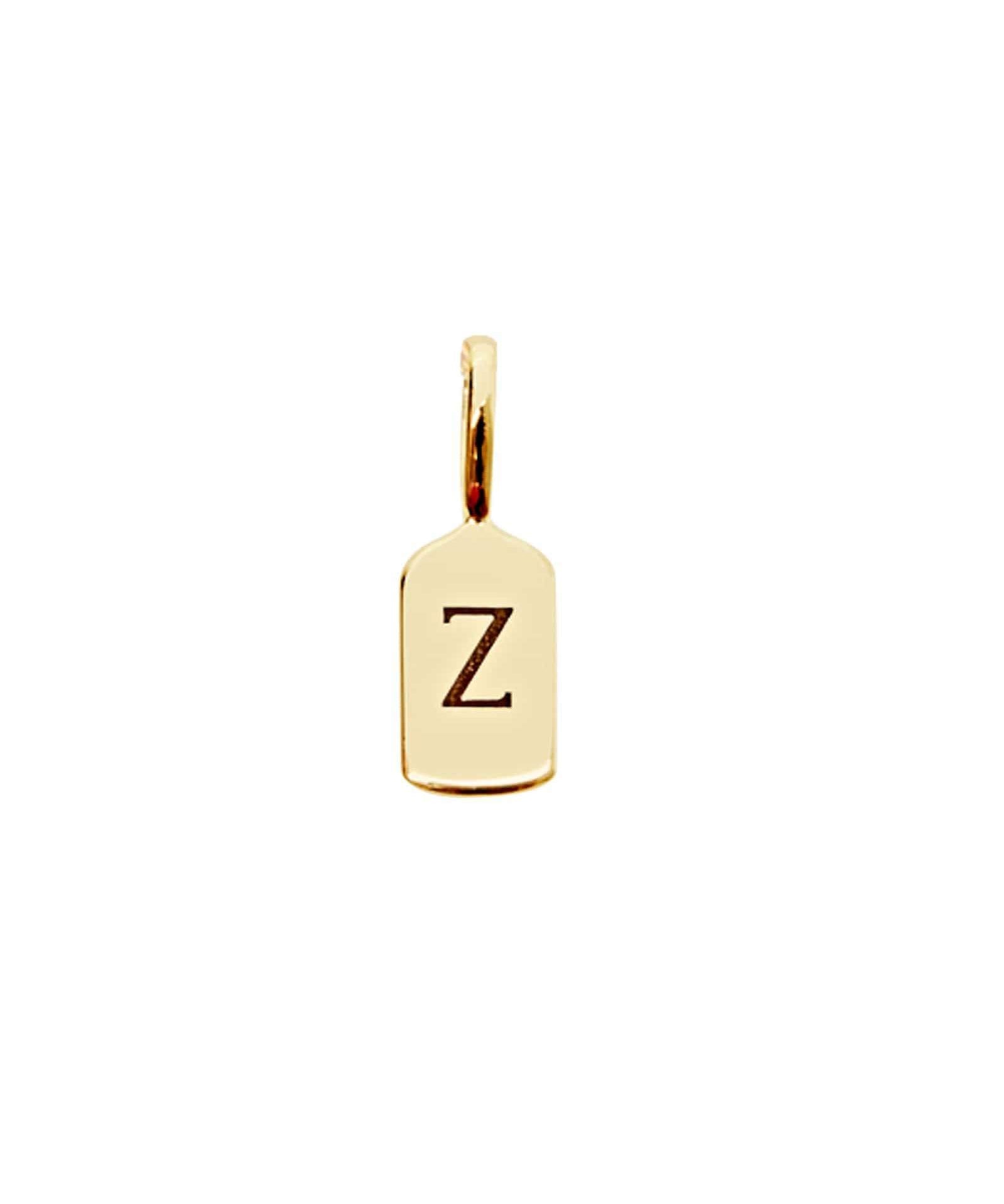 Picture of Luna Rae Yellow Gold Letter Z