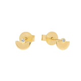 Picture of Luna Rae Solid 9k Gold Lost Star Studs
