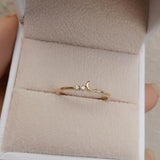 Moon & Stars Diamonds Ring