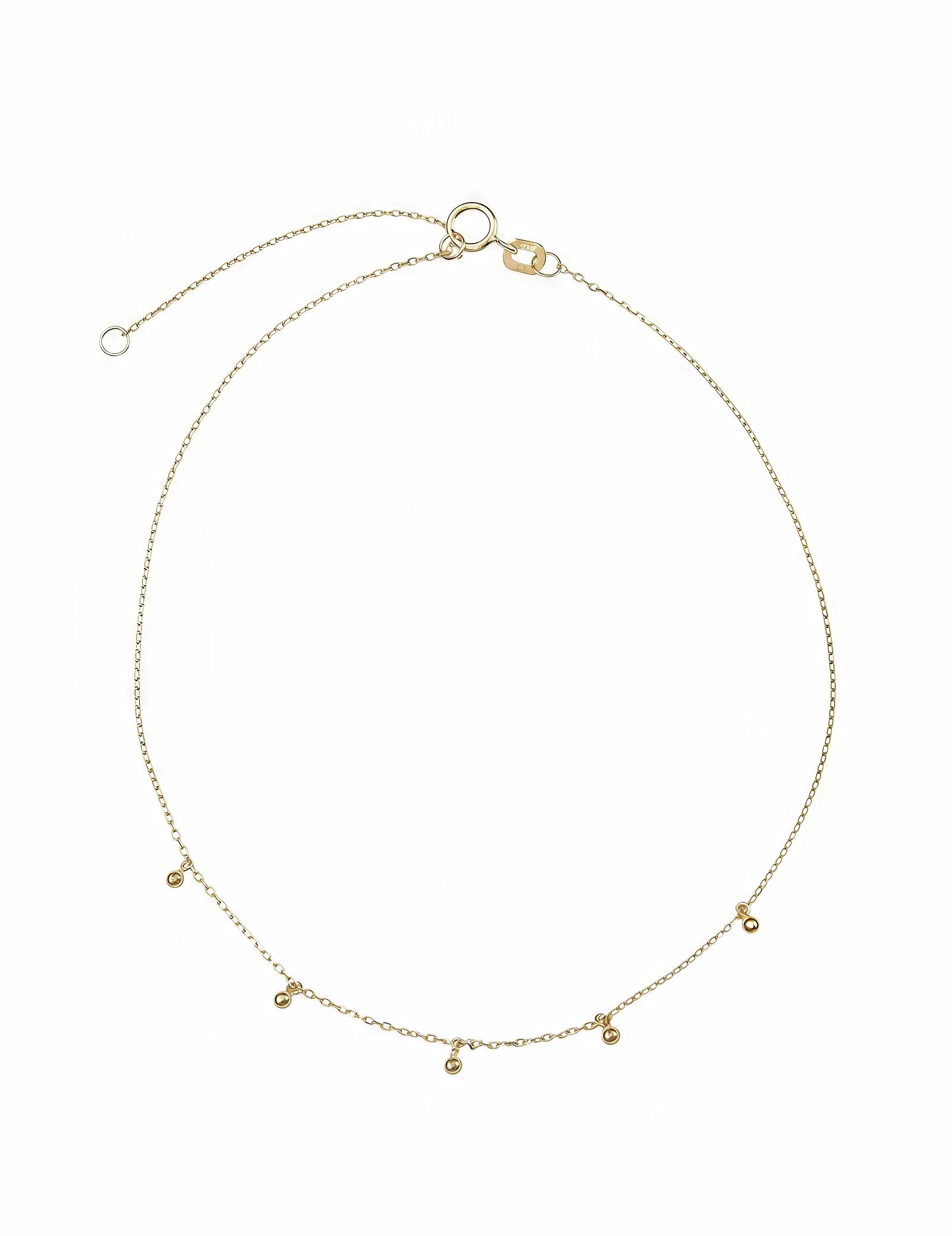 Picture of Luna Rae Solid 9k Gold Moondust Anklet