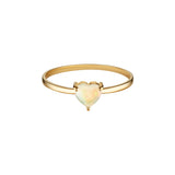 Opal Heart Ring