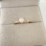 Opal Heart Ring