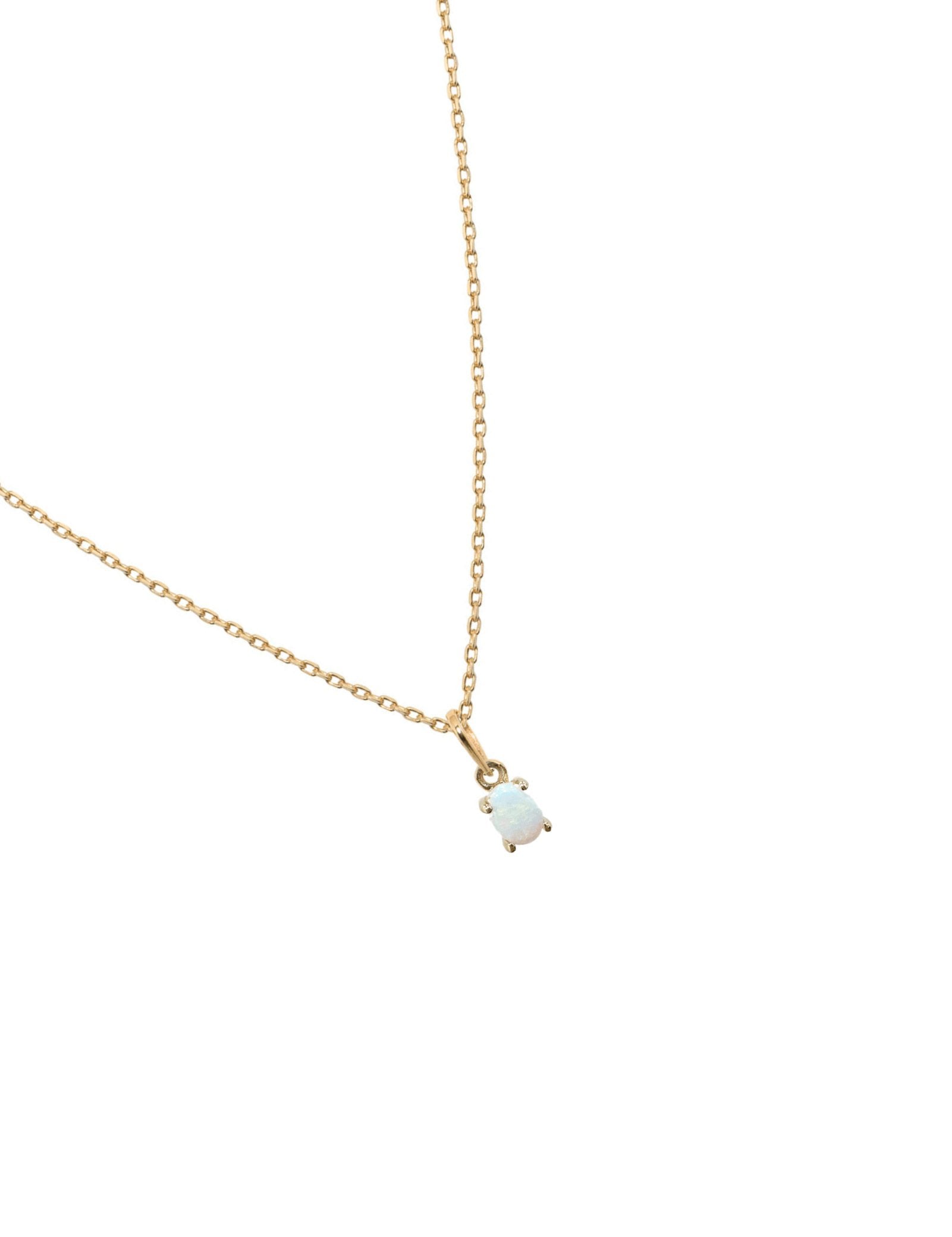 Picture of Luna Rae Solid 9k Gold Opal Necklace