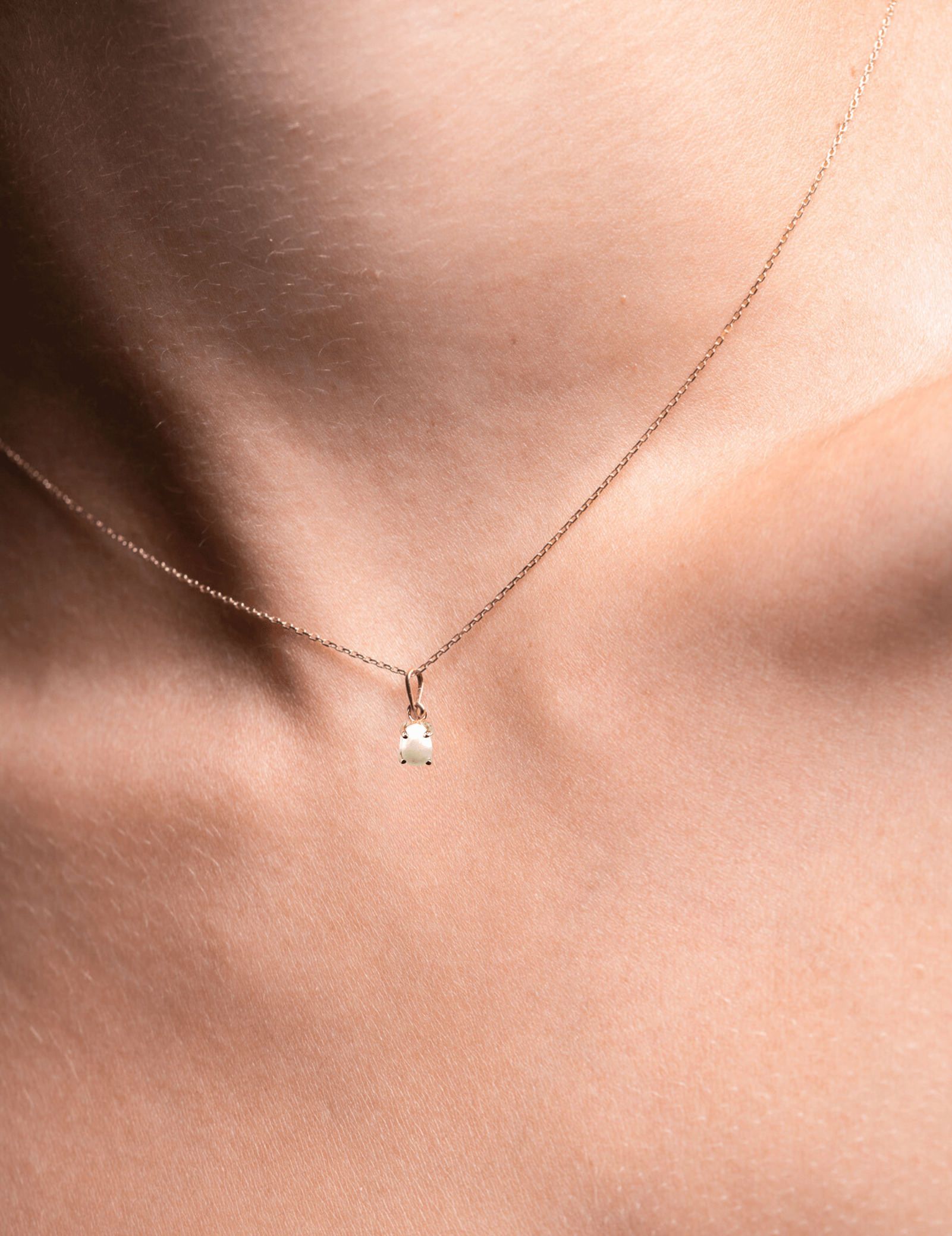 Picture of Luna Rae Solid 9k Gold Pearl Necklace